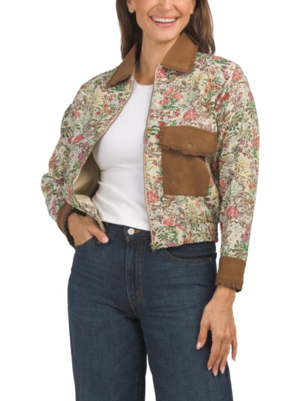 JACQUIE THE LABEL Monroe Bomber Jacket
